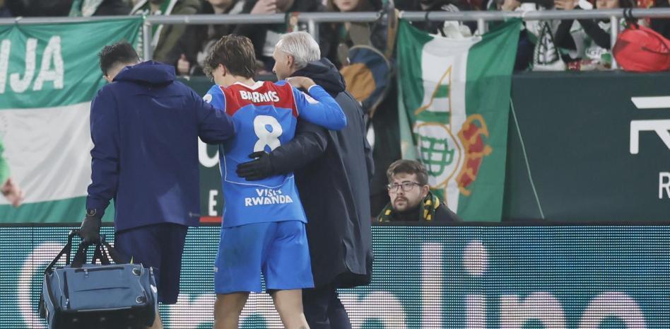 世体:巴里奥斯将缺阵一个月,预计3月8日对阵皇家社会复出